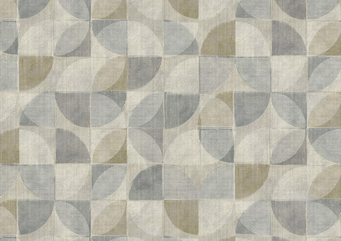 Mosaic Tile, Subdued - Twist&Fit Roman Blind - Image 7